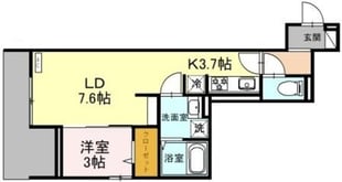 （仮）D-ROOM東田町PJの物件間取画像